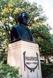 [photo, Chapin A. Harris (1806-1860) Monument (1922), by Edward Berge, Wyman Park Drive & 31st St., Baltimore, Maryland]