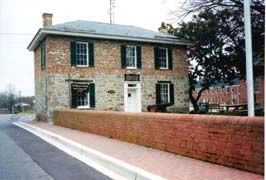 [photo, Old Jail Museum (maintained by St. Mary's County Historical Society), Court House Drive, Leonardtown, Maryland]