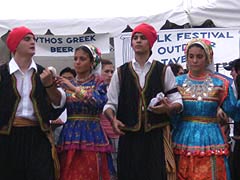 [photo, Greek Folk Festival, St. Nicholas Greek Orthodox Church, South Ponca St., Baltimore, Maryland]