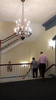 [photo, Legislative Services Building, 1st floor stairwell, 90 State Circle, Annapolis, Maryland]