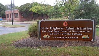 [photo, State Highway Administration, District 5 Offices, 138 Defense Highway, Annapolis, Maryland]