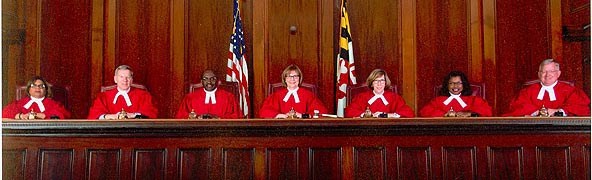 [photo, Court of Appeals Judges, Annapolis, Maryland, 2016]