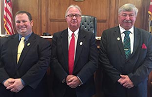 [photo, Caroline County Commissioners, Denton, Maryland]