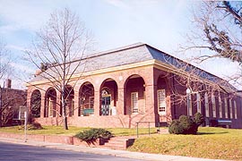 [photo, Dorchester County Public Library, 303 Gay St., Cambridge, Maryland]