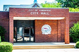 [photo, City Hall, 410 Academy St., Cambridge, Maryland]