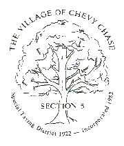 [Village Seal, Village of Chevy Chase, Section 5, Maryland]