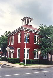 [photo, Bell Tower Building (first City Jail and Police Station, 1886), 24 Frederick St., Cumberland, Maryland]