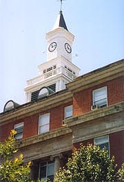 [photo, City Hall clock tower, 1 East Franklin St. Hagerstown, Maryland]